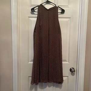 Brown Polka Dot Dress